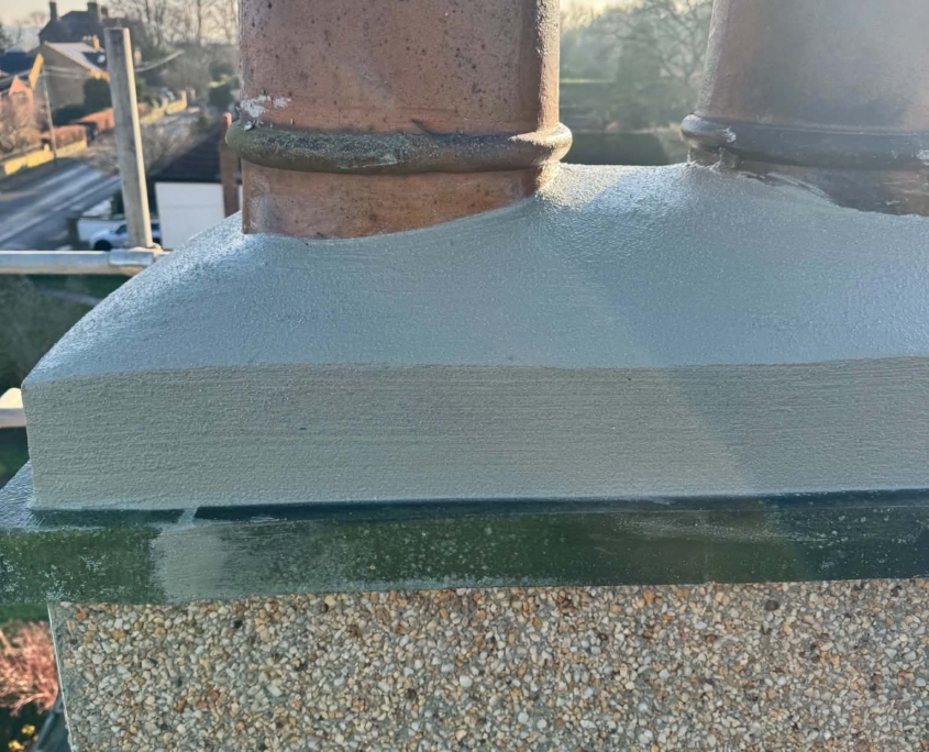 Chimney Pebble Dashing Job in West Yorkshire (10) Chimney Pebble Dashing Job in West Yorkshire (10)