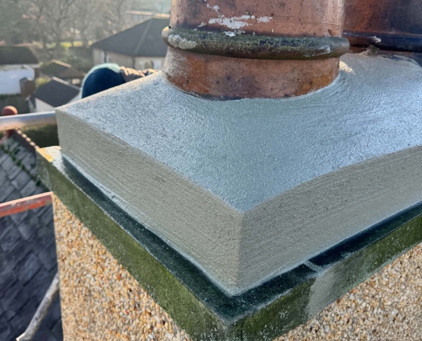 Chimney Pebble Dashing Job in West Yorkshire (9) Chimney Pebble Dashing Job in West Yorkshire (9)